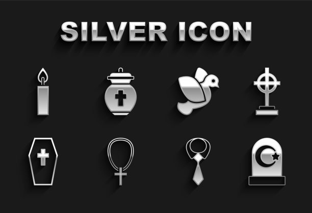 将基督教十字架与穆斯林钉在锁链上图片下载