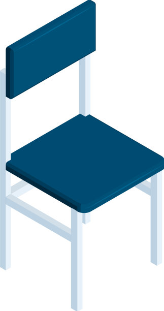 椅子等距图标图片下载