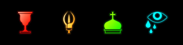 设置基督教圣杯百合花教堂塔图片下载