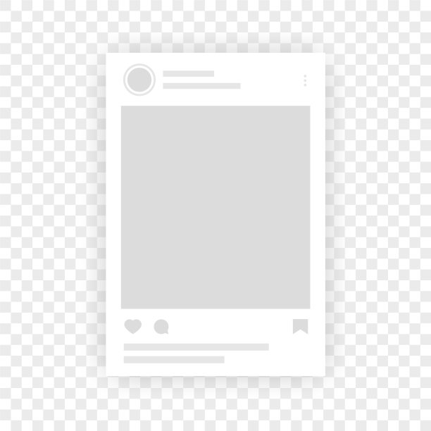 社交网络相框模板模板图片下载