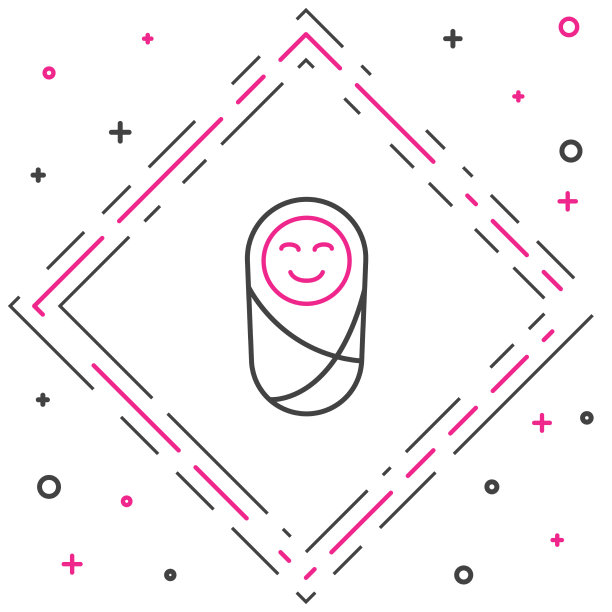 线新生儿婴儿襁褓或襁褓图片下载