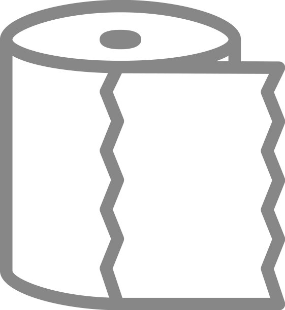 卫生纸卫生纸线图标纸卷撕图片下载