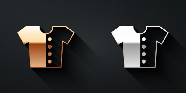 金银宝贝t恤图标孤立上图片下载