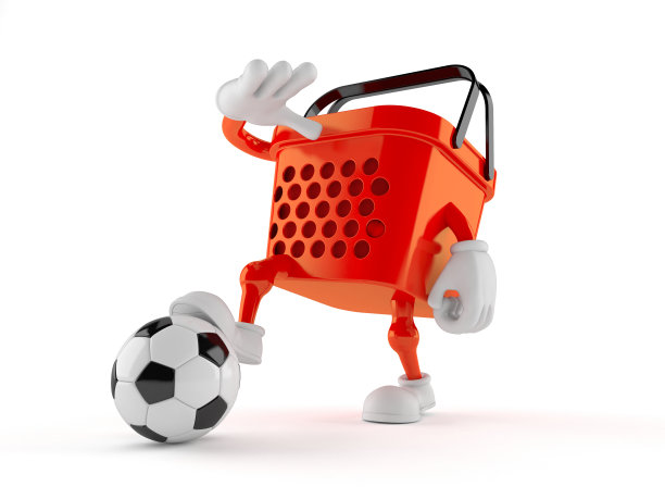 购物篮的特点与足球图片下载