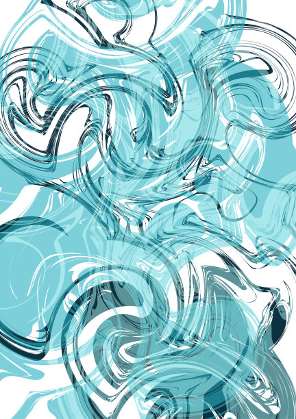 液体艺术纹理。抽象的背景与漩涡油漆效果。用泼溅的丙烯酸液体作画。用于室内海报的混合颜料。向量图片下载