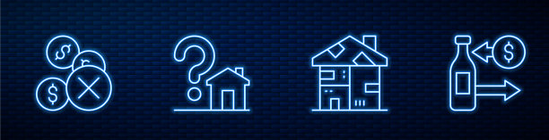 设线无家可归的纸板房子没有钱的房子图片下载