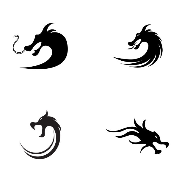 龙图标设计标志模板图片下载