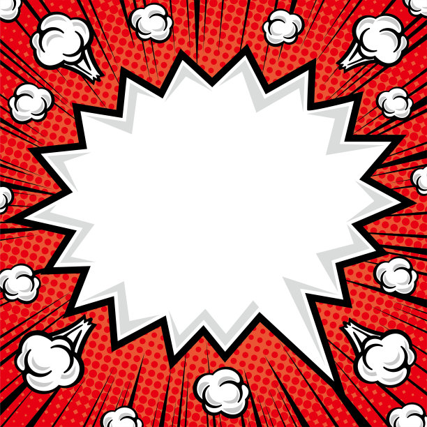 美国漫画风格的背景材料图片下载