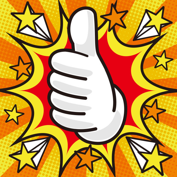 手写漫画风格的背景材料图片下载