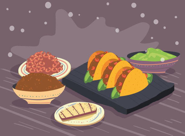 美味的墨西哥炸玉米饼图片下载