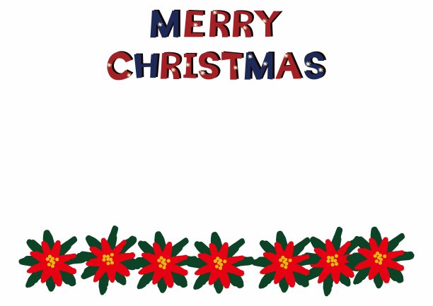 圣诞节相框设计素材，贺卡模板图片下载