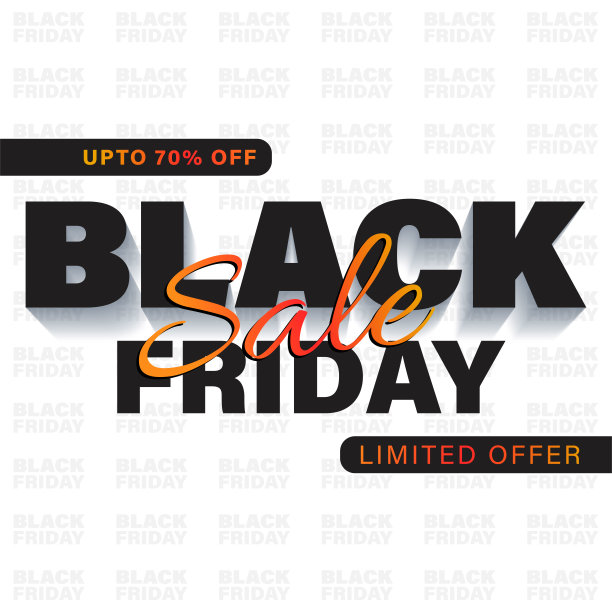 黑色星期五促销海报。图片下载