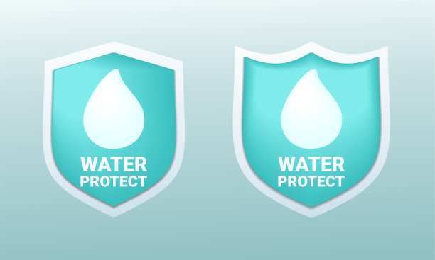 防水、耐药。水保护的象征。图片下载