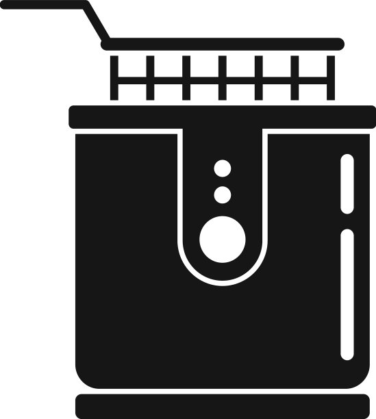 餐厅炸锅图标简单炸图片下载
