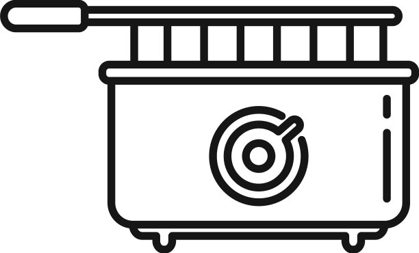 炸锅套件图标轮廓炸篮图片下载