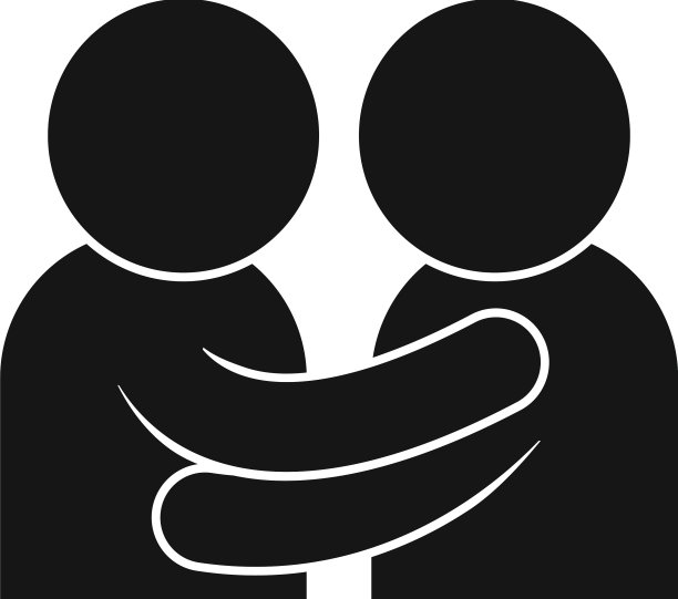 信任图标简单的手交易图片下载