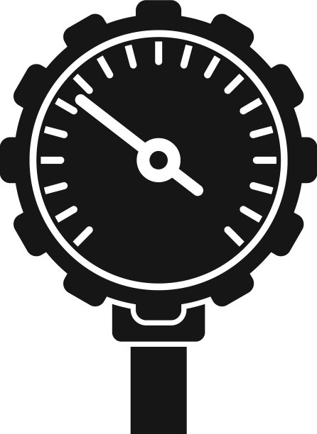 控制压力表图标简单气体压力图片下载