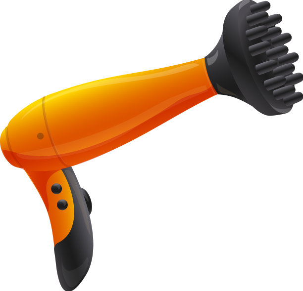 吹风机图标卡通美女图片下载