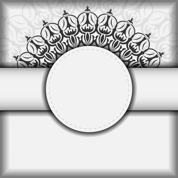 准备印刷明信片设计白色与图片下载