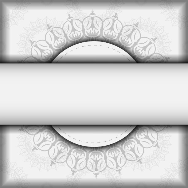 为印刷设计明信片的白色模板图片下载