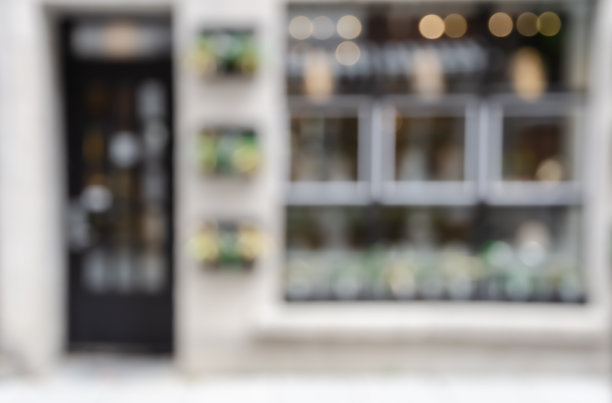 模糊的图像窗口商店或咖啡馆的背景图片下载