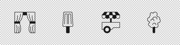 马戏团的帷幕升起，冰淇淋快街图片下载