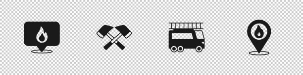 用消防斧设置火情位置图片下载