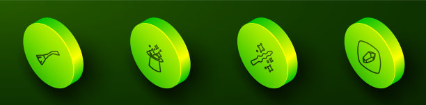 设等距线女巫扫帚魔法帽魔杖图片下载