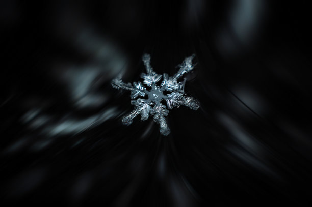 不寻常的对称的雪花图片下载