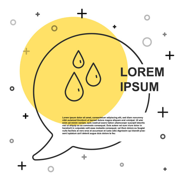 黑色线滴蜂蜜图标隔离在白色图片下载