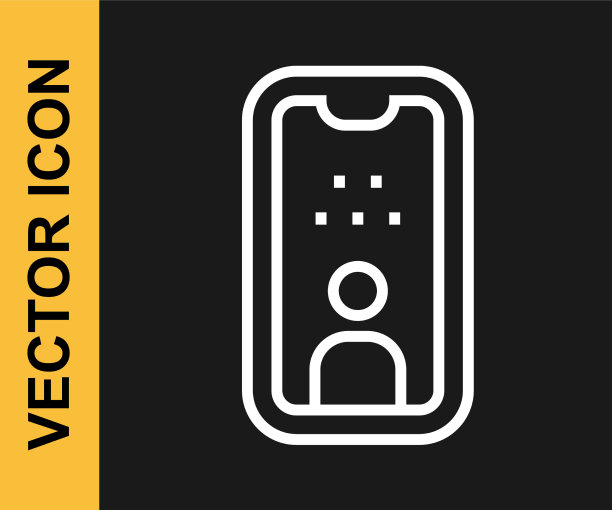 白线出租车司机执照图标隔离上图片下载