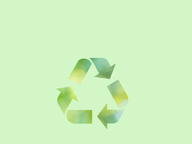 图标剪影的循环符号绘制在绿色的细微差别的颜色图片下载