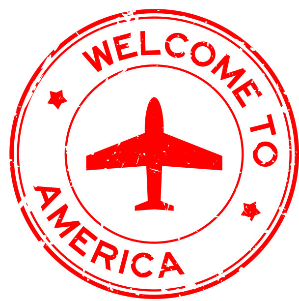 欢迎坐飞机来美国图片下载