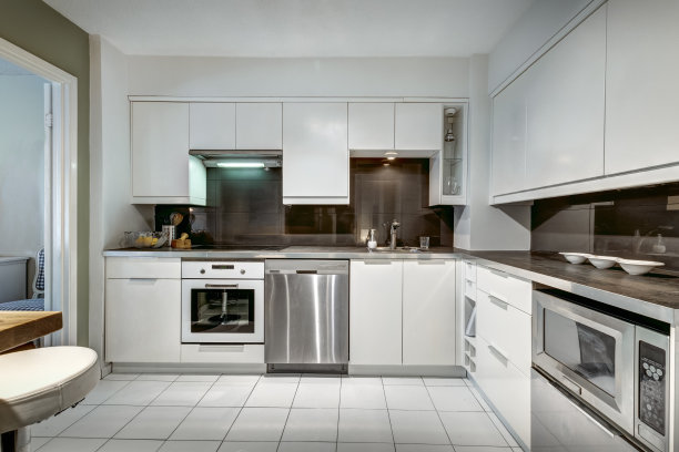 美丽的翻新和漂亮的家具公寓在蒙特利尔，西山，加拿大图片下载