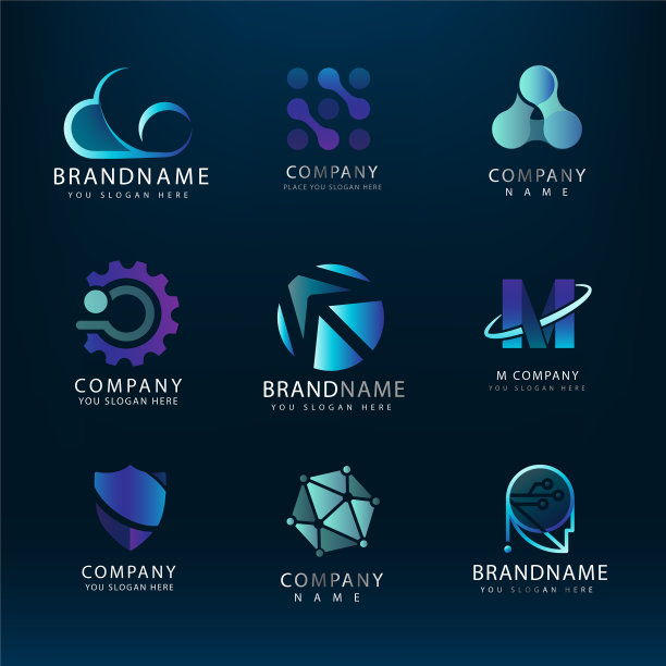 以科技为标志的现代企业品牌图片下载