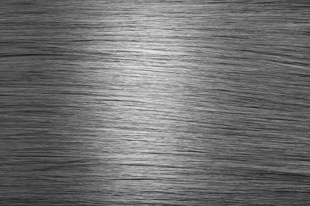 美丽的灰色头发作为背景，俯视图图片下载