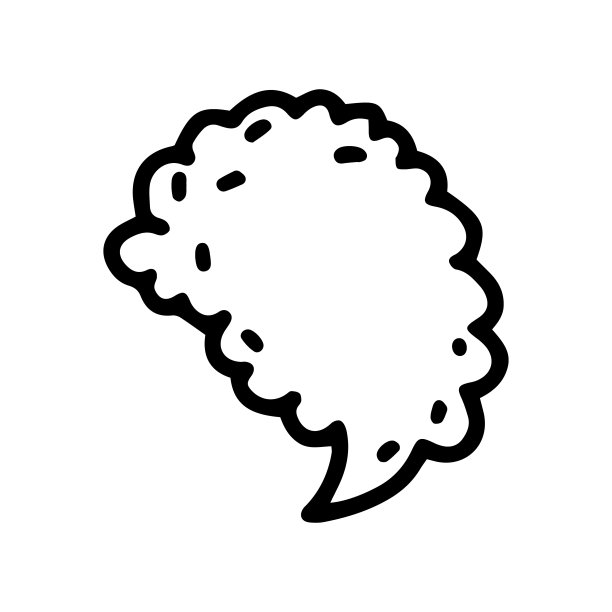 语音泡泡线涂鸦简单图标图片下载