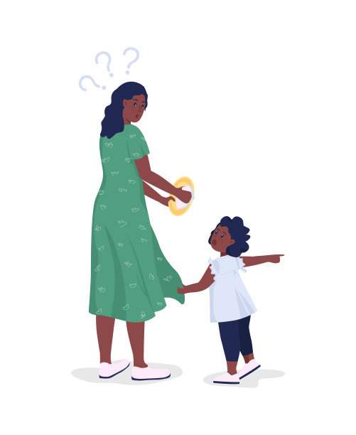 色差母半平色矢量字符图片下载