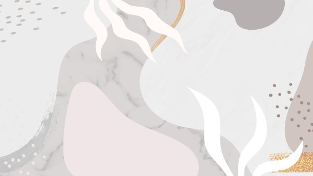 灰色植物孟斐斯图案背景图片下载