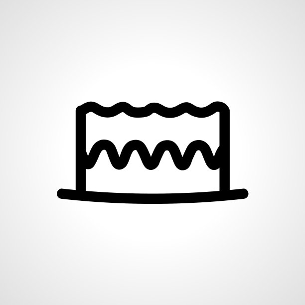 蛋糕线图标蛋糕线性轮廓图标图片下载