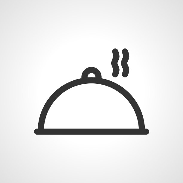 餐厅钟形线图标餐厅钟形图片下载