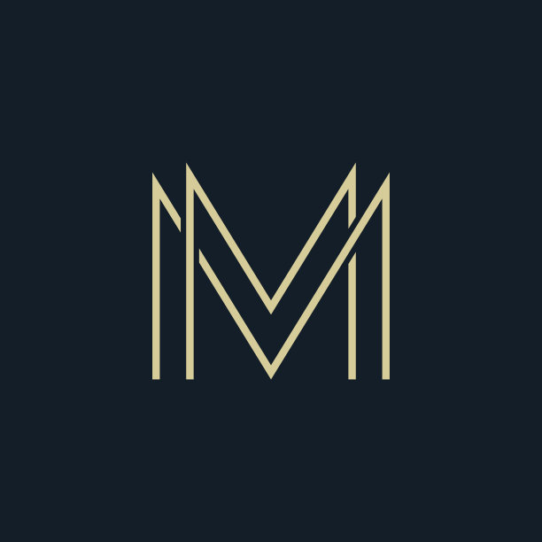 首字母矢量插图设计模板。图片下载