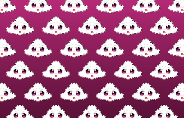 适合云图无缝图案图片下载