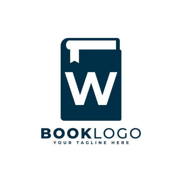 字母首字母w书标识设计可用图片下载