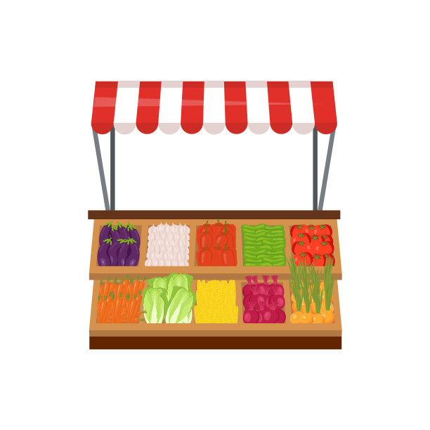 蔬菜市场上的白色背景手图片下载