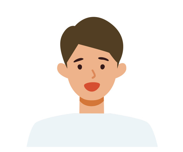 卡通人物的人。人们面对头像和图标。男人微笑的特写图像。图片下载