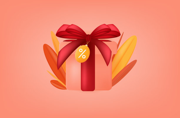 忠诚计划3d优惠券。广告促销，有利可图的折扣。忠诚销售，黑色星期五，优惠券价格标签，现金返还退款。购买后，按一定比例支付奖金。矢量图图片下载