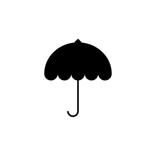 雨伞图标、雨矢量图、伞插画图片下载