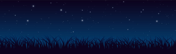 深蓝色的夜空有很多闪亮的星星图片下载