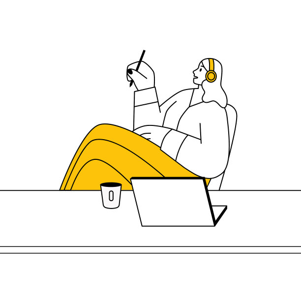 女士戴着耳机与病人交谈图片下载